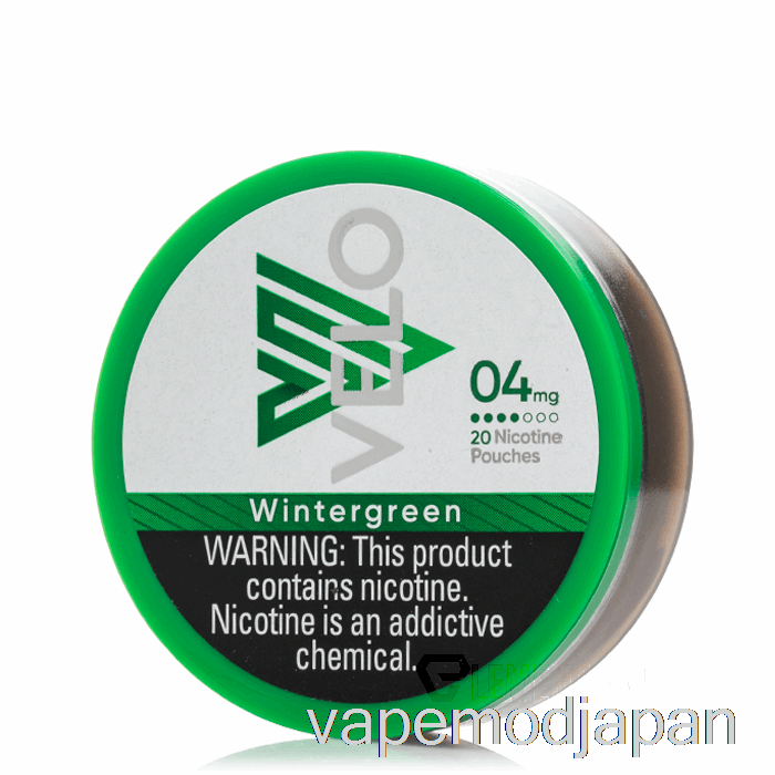 Vape Japan Velo ニコチン パウチ - ウィンターグリーン 4mg